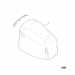2000-2002 Mercury 225 hp optimax top cowl 850299T1, 850299T2 diagram 12455