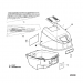 1984-1997 Force 15 Hp top cowl assembly 20154A2, 820154A8, 820154A4 diagram 45330