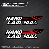 1997-1999 Stratos Hand Laid Hull decal set