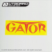 Gator Trailers Logo Yellow decal set 5 ¾ x 2