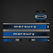 1978-1979 Mercury 80 hp decal set 86429A79