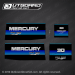 1996-1998 Mercury 30 hp SeaPro decal set