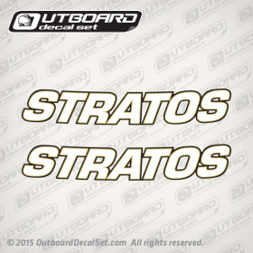 1999-2000 Stratos decal set Curved