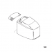 mercury 1996-1998 135 hp top cowl 827328A7 diagram 115951