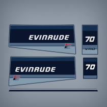 1985 Evinrude 70 hp VRO decal set 0282443