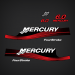 2000-2005 Mercury 6 hp Four stroke decal set 804769A00