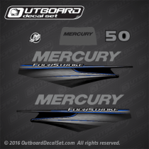 2013 Mercury 50 hp fourstroke decal set 8M0071112