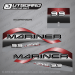 mariner 1997 1998 9.9 hp 10 hp LIGHTNING 808525A97 decal set 9420A10 BLACK, 9420A12 SILVER, 9420A11 GRAPHITE GRAY