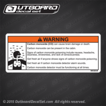 Boat Warning Label Decal NW-205-05