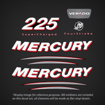 2005-2006 Mercury 225 hp VERADO decal set 859271A05