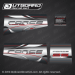 1998-1999 Force 25 hp decal set (Outboards)