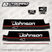 1989-1990 Johnson 40 hp decal set 
