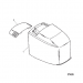 1994-1998 MERCURY 175 hp top cowl 827328A7, 827328A8  diagram 37426