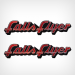 1954 1955 1956 1957 1958 Larson Falls Flyer Decal Set
