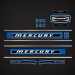  1975 Mercury 500 - 50 hp decal set