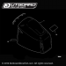 1999-2004 Mercury 200 hp Digital Saltwater Optimax decal set 855412A00 850299T1, 850299T2