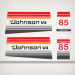 1980 Johnson 85 hp V4 decal set 0390365, 0391369, 0390219
