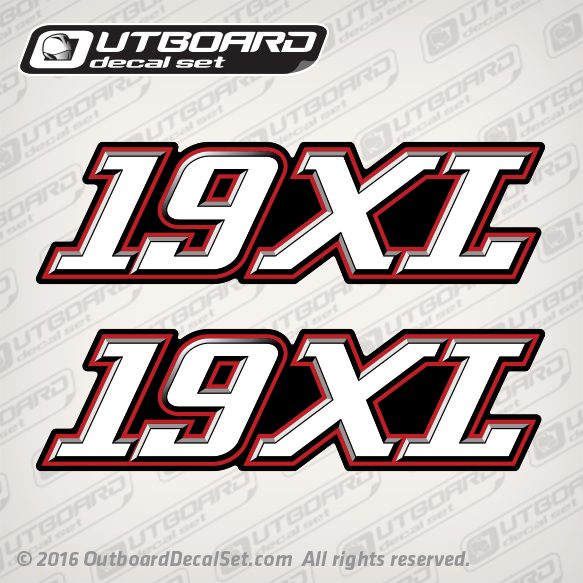 Stratos 19XL decal set