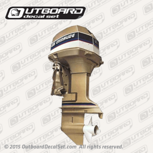 1975 Evinrude 135 hp decal set 0279816, 0279818, 0279819, 0279652, 0279699, 0279734