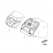 2014 Mercury Verado Pro FourStroke top cowling and cap air dam 8M0100179, 8M0113908, 8M0113902, 8M0100220, 885354T01 diagram 57846