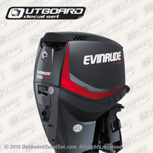 2011, 2012, 2013, 2014 Evinrude 105 hp JET E-TEC decal set Graphite Models 0216443, 0216417, 0216412, 0216799, 0216800, 0215558, 0215774