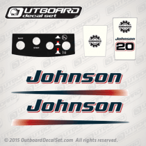 2003 2004 2005 2006 2007 Johnson 20 hp decal set 0350181, 0350182, 0350177, 0350179, 0350180, 5005001