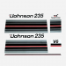 1982 Johnson 235 hp V6 decal set 0392393 printed