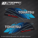 2007-2015 Tohatsu Fourstroke Fuel Injection Decal set