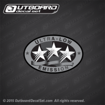 Outboard Ultra-low emission California decal