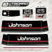 1989-1990 Johnson 25 hp decal set 0433639