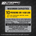 MERCURY POWERBOAT - FH20L Boat Capacity Decal