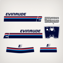 1978 Evinrude 2 hp decal set 0281163 2802R