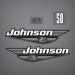 2000 Johnson 50 hp decal set 0346684, 0346681, 0346685, 0346682, 0346683, 5001186