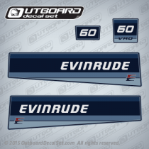1985 Evinrude 60 hp VRO decal set 0282441, 0282424