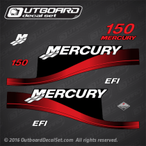 2000-2005 Mercury 150 hp EFI smartcraft decal set 808553A00, 37-859263-37, 37-859263-30, 37-859263-41