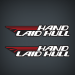 Javelin Boat Hand laid Hull decal set - new