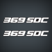 Javelin 369SDC boat decal set