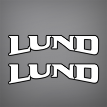 1980-1989 Lund Boat Decal set #4 