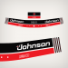 1991 Johnson 120 V4 hp decal set 0435209