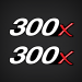 2001-2006 Mercury 300x decal set 840323A16 - 848792T9, 848792T10 