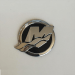 Mercury M logo Emblem 8M0043705 Black 60mm