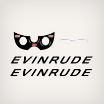 1963 Evinrude 10 hp Sportwin decal set