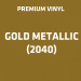 .25 " Premium Vinyl Boat Striping per lineal foot - Gold Metallic (2040)