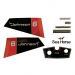 1976 Johnson 6 hp decal set 0387540 0387351 printed preview