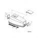 1976 Evinrude 55 hp motor cover 0279866, 0279887, Diagram 279943-02