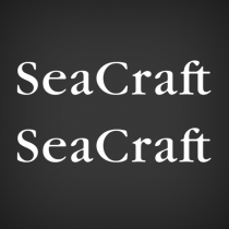 Sea Craft Lettering Boat Decal Set 