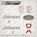 1957 Johnson 3 hp decal set 0377237 JW-13 JWL-13