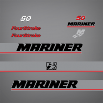 2001-2002 Mariner 50 hp FourStroke decal set 826338A01
