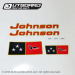 1962 1963 Johnson 28 hp decal set 0385216