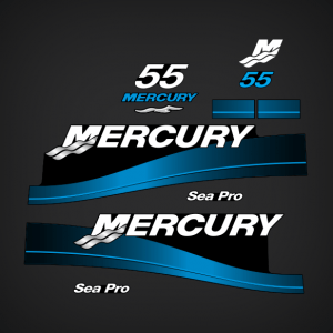 1999-2006 Mercury 55 Hp SeaPro Decal Set 821573A01  